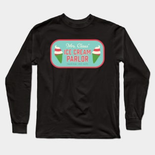 Mrs Claus Ice Cream Parlor Long Sleeve T-Shirt